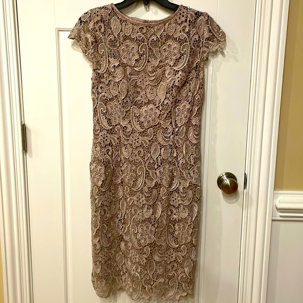 Patra Cap-Sleeve Lace Dress